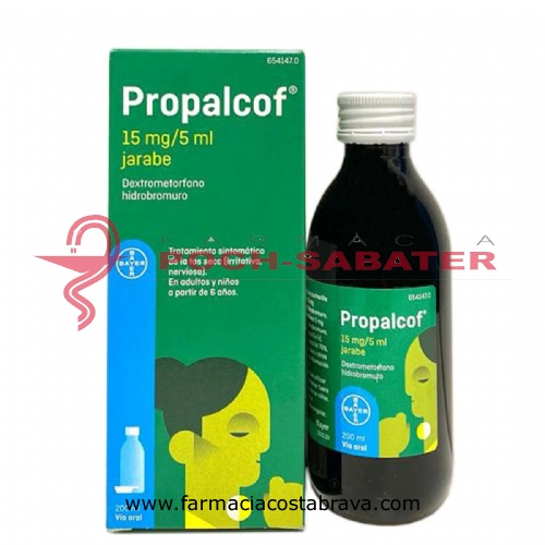 PROPALCOF 15 mg/5 ml JARABE , 1 frasco de 200 ml