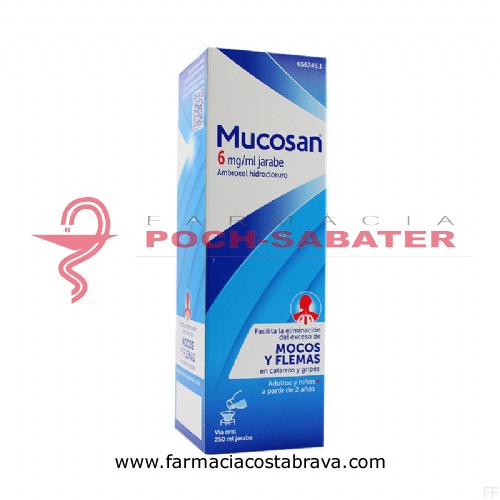 MUCOSAN 6 MG/ML JARABE, 1 frasco de 250 ml