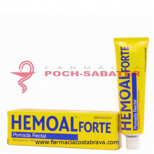 HEMOAL FORTE POMADA RECTAL, 1 tubo de 30 g