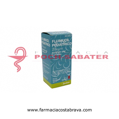 FLUIMUCIL PEDIATRICO 20 mg/ml SOLUCION ORAL , 1 frasco de 200 ml