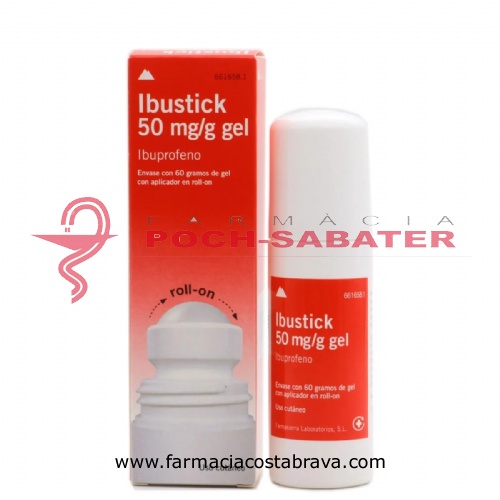 IBUSTICK 50 mg/g GEL, 1 tubo de 60 g