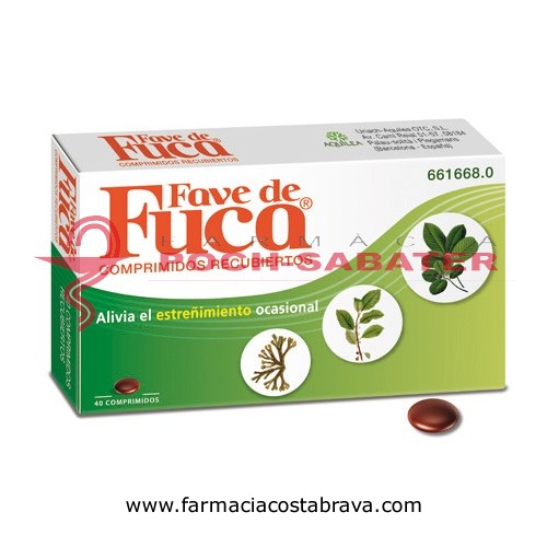 FAVE DE FUCA COMPRIMIDOS RECUBIERTOS, 40 comprimidos