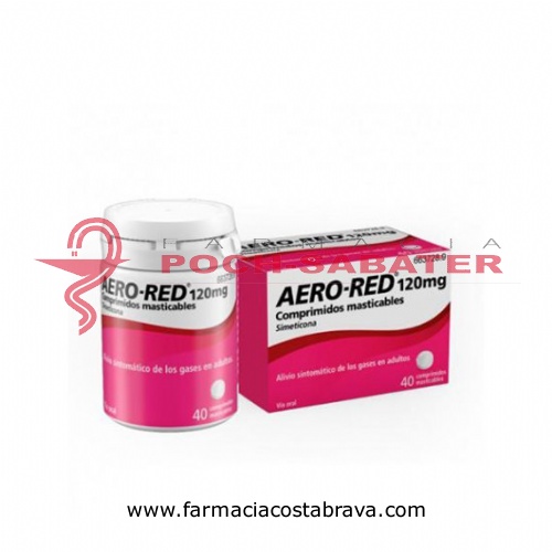 AERO-RED 120 mg COMPRIMIDOS MASTICABLES, 40 comprimidos
