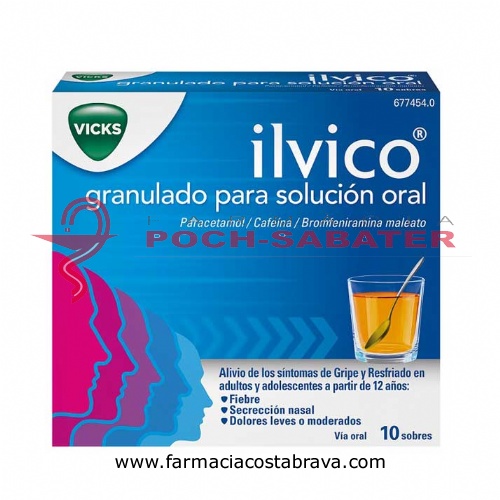 ILVICO GRANULADO PARA SOLUCION ORAL, 10 sobres