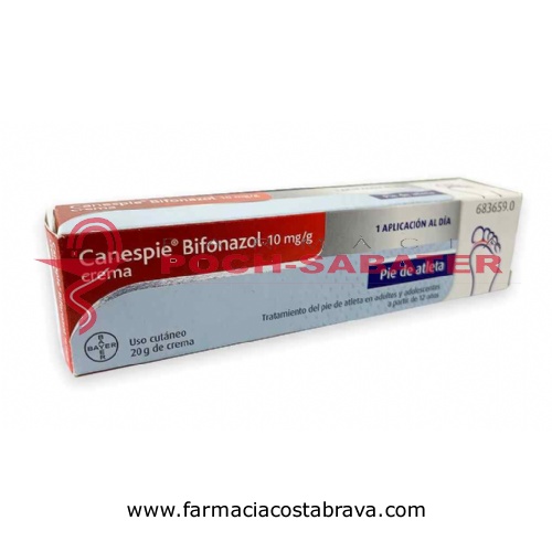 CANESPIE BIFONAZOL 10 mg/g CREMA, 1 tubo de 20 g