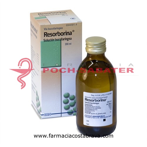 RESORBORINA SOLUCION, 1 frasco de 200 ml