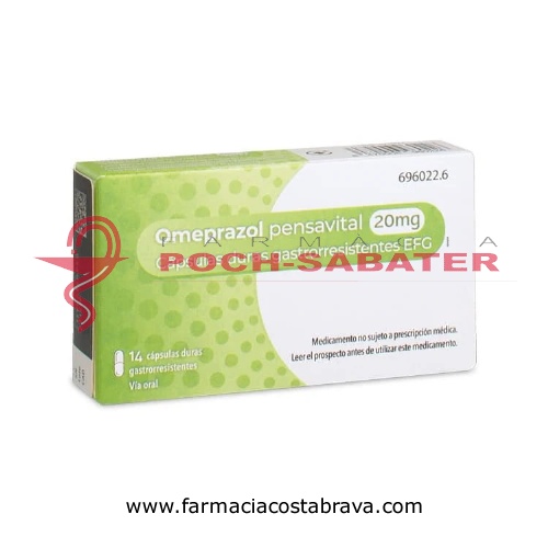 OMEPRAZOL PENSAVITAL 20 MG CAPSULAS DURAS GASTRORRESISTENTES EFG, 14 cápsulas (BLISTER)
