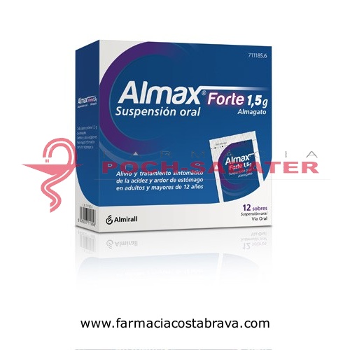 ALMAX FORTE 1,5 g SUSPENSION ORAL,12 sobres