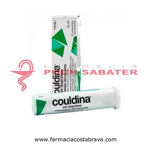 COULDINA CON IBUPROFENO COMPRIMIDOS EFERVESCENTES, 20 comprimidos
