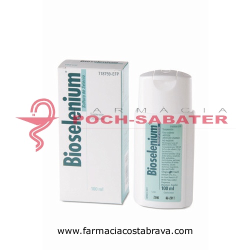 BIOSELENIUM 25 mg/ml  SUSPENSION CUTANEA , 1 frasco de 100 ml
