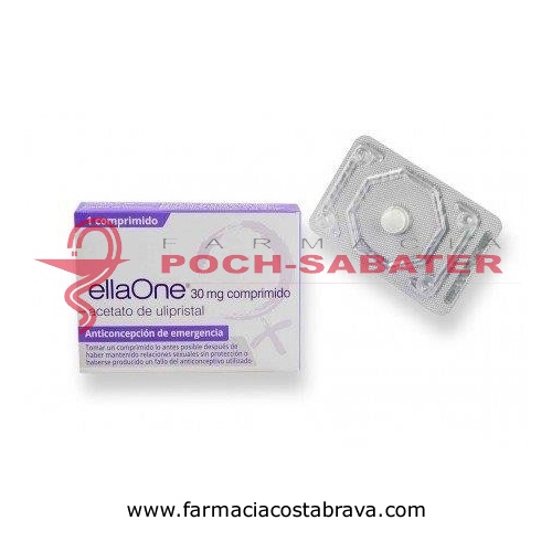 ELLAONE 30 MG COMPRIMIDO RECUBIERTO CON PELICULA, 1 comprimido