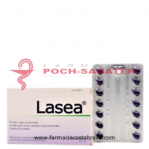 LASEA 80 MG CAPSULAS BLANDAS, 28 cápsulas