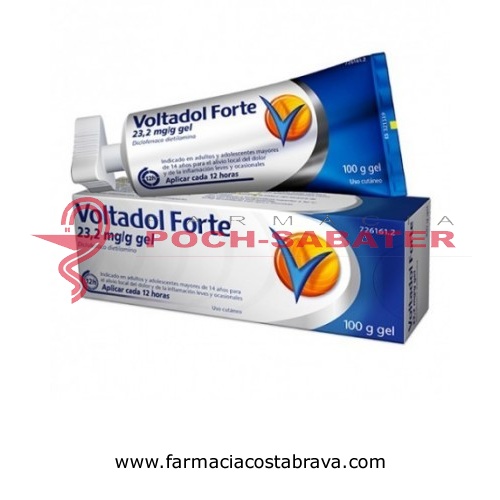 VOLTADOL FORTE 23,2 MG/G GEL,1 tubo de 100 g