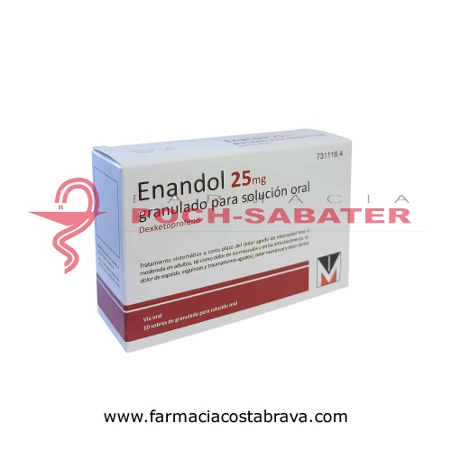 ENANDOL 25 MG GRANULADO PARA SOLUCIÓN ORAL,10 sobres