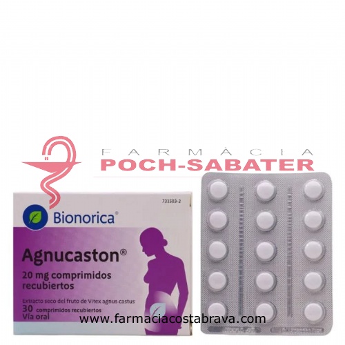 AGNUCASTON 20 MG COMPRIMIDOS RECUBIERTOS, 30 comprimidos