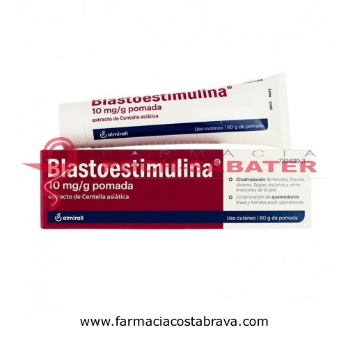 BLASTOESTIMULINA 10 MG/G POMADA, 1 tubo de 60 g