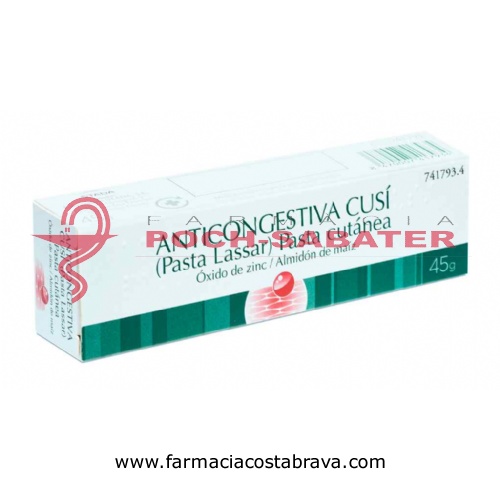 ANTICONGESTIVA CUSI (PASTA LASSAR) , 1 tubo de 45 g