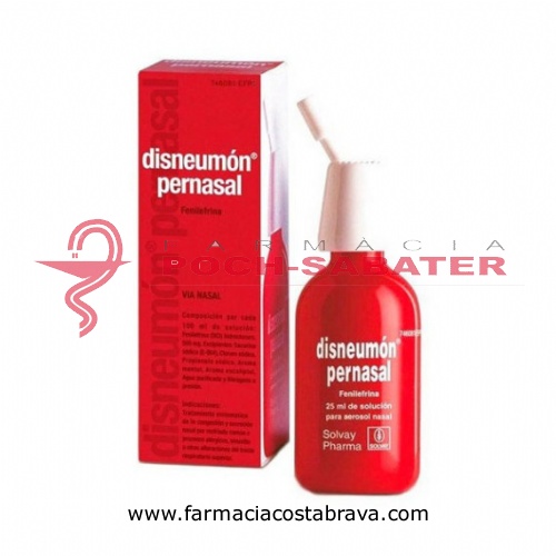 DISNEUMON PERNASAL 5 MG/ML SOLUCION PARA PULVERIZACION , 1 envase pulverizador de 25 ml