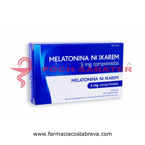 MELATONINA NOXAREM 5 MG COMPRIMIDOS, 10 comprimidos