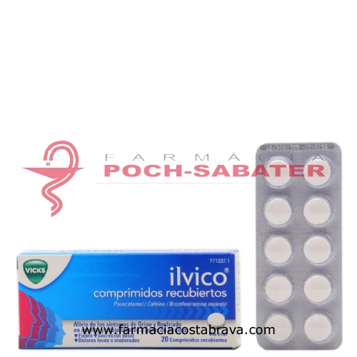 ILVICO COMPRIMIDOS RECUBIERTOS, 20 comprimidos