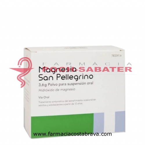 MAGNESIA SAN PELLEGRINO 3,6 g POLVO PARA SUSPENSION ORAL , 20 sobres