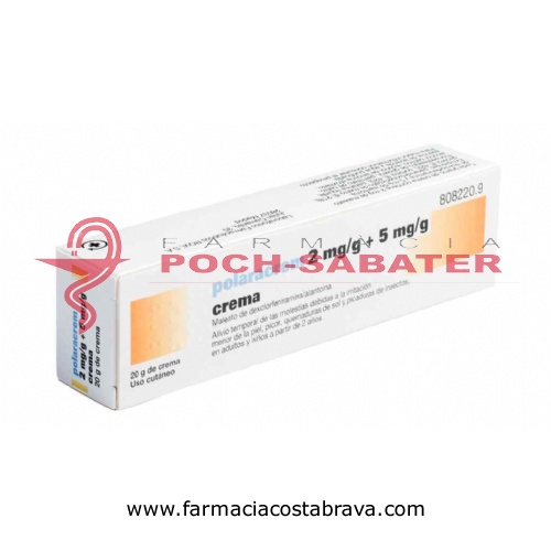 POLARACREM 2 mg/g + 5 mg/g  CREMA , 1 tubo de 20 g