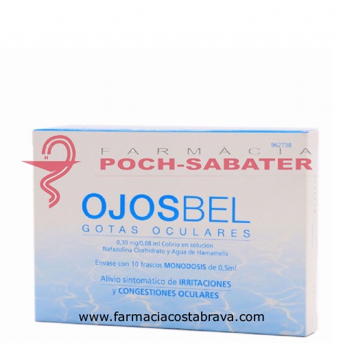OJOSBEL GOTAS OCULARES, 0,30 mg/0,08 ml Colirio en solución , 10 envases unidosis de 0,5 ml