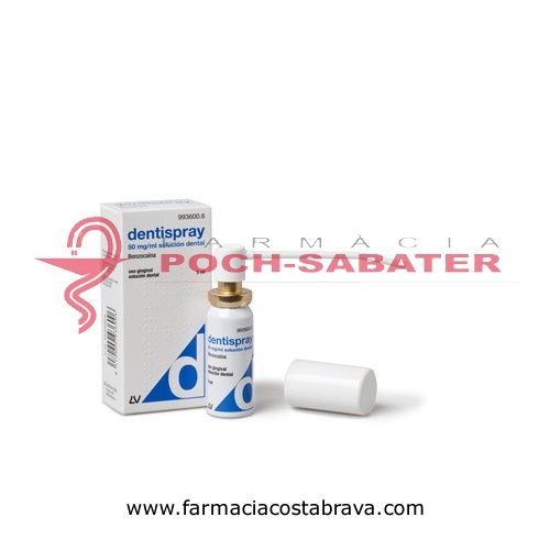 DENTISPRAY 50 mg/ml  SOLUCION DENTAL , 1 frasco de 5 ml