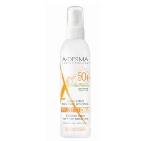 A-derma protect spray solar spf 50+ kids (200 ml)