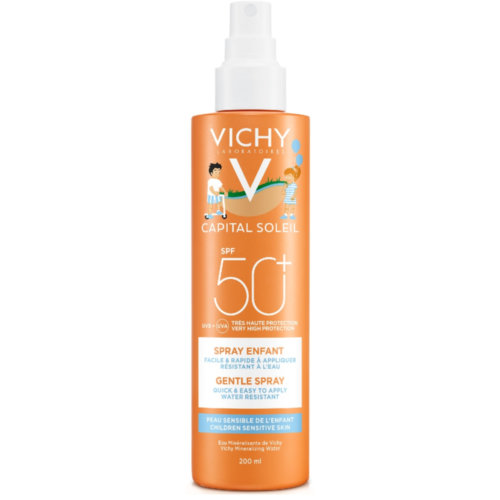 Capital soleil cell protect water fluid niños spf 50+ spray (1 envase 200 ml)