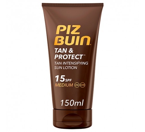 Piz buin tan & protect fps - 15 proteccion media - locion solar intensificadora de bronceado (150 ml