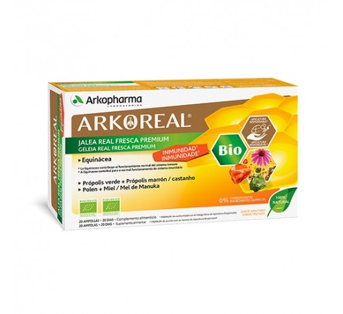 Arkoreal jalea real inmunidad bio (15 ml 20 ampollas)