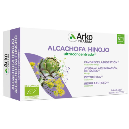 Arkofluido alcachofa hinojo bio (20 ampollas 15 ml)