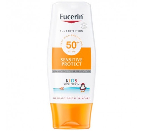 Eucerin sun protection 50+ locion infantil - sensitive protect (150 ml)
