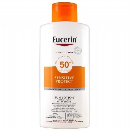 Eucerin sun protection 50+ locion extra light - sensitive protect (400 ml)