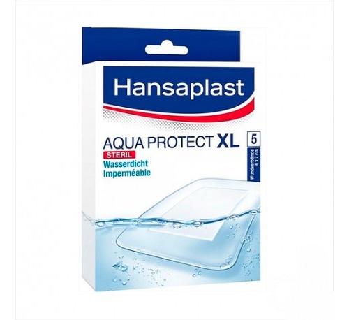 Hansaplast aqua protect - aposito adhesivo (xl 5 u)