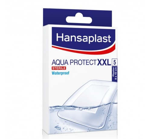 Hansaplast aqua protect - aposito adhesivo (xxl 5 u)