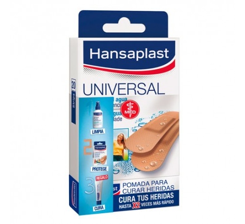 Hansaplast universal - aposito adhesivo (20 strips)
