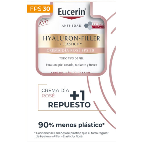 Eucerin pack elasticity rose+refill