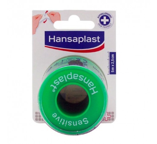 Esparadrapo hipoalergico - hansaplast sensitive (5 x 2,5 cm)