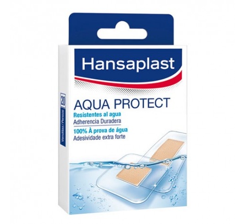 Hansaplast aqua protect - aposito adhesivo (surtido 20 u)