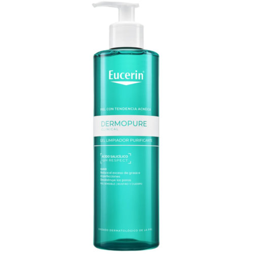 Eucerin dermopure clinical gel limpiador purificante  1 envase 200 ml - gel limpiador facial