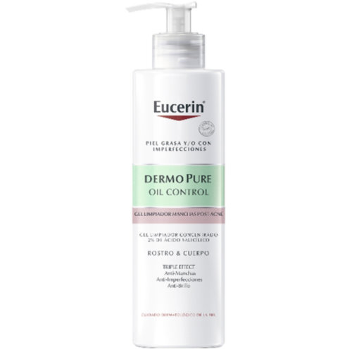 Eucerin dermopure gel limpiador concentrado trip