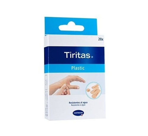 Tiritas plastic - aposito adhesivo (20 unidades surtido 4 tamaños)