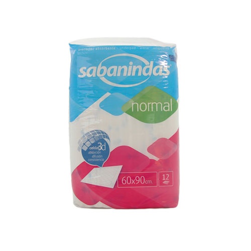 Protector de cama - sabanindas absorbente normal (60 x 90 12 u)