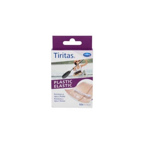 Tiritas plastic - aposito adhesivo (elastic 10 unidades 10 mm x 6 mm)