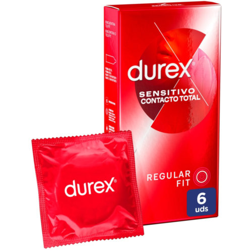 Durex sensitivo contacto total - preservativos (6 unidades)