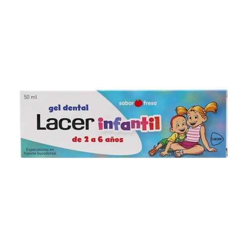Lacer infantil gel dental (75 ml fresa)