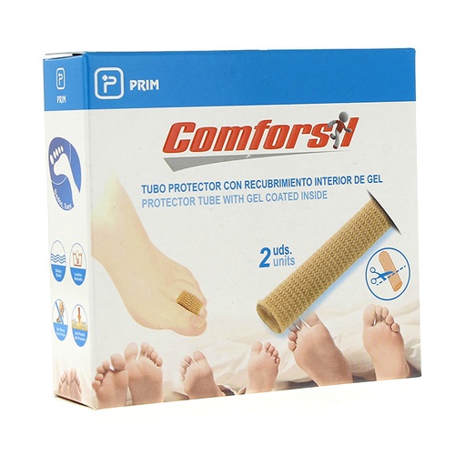 Tubo protector dedos recubrimiento interior gel - comforgel (tejido mesh 1,5 cm diametro 2 u)
