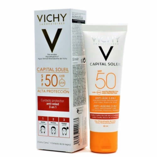 Ideal soleil spf 50 anti edad (50 ml)